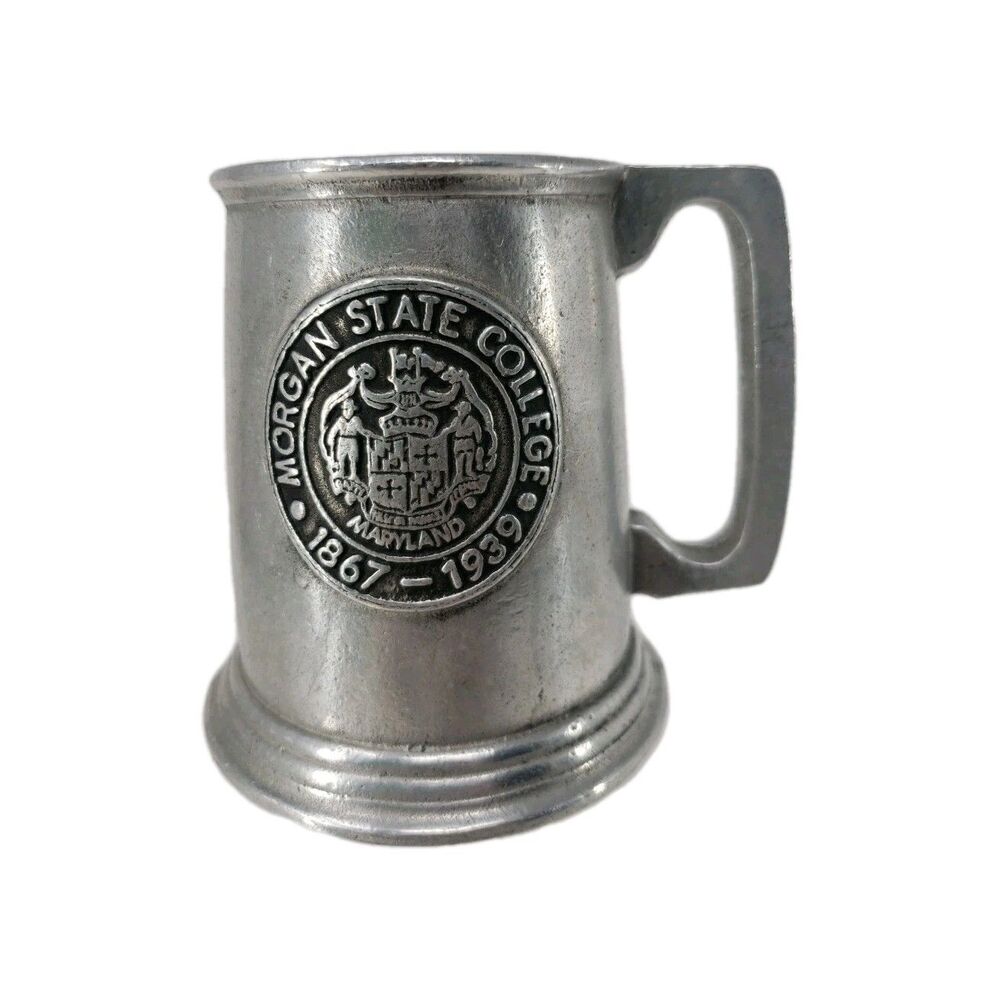 Vintage Morgan State College 1939 Maryland RWP Armetale Pewter Tankard Stein